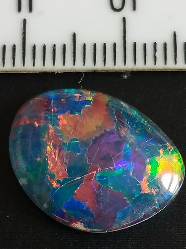 Australian opal triplet blue - australian,