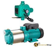ELETTROPOMPA AUTOCLAVE SILENZIOSA AUTOADESCANTE 0,50 HP + PRESS CONTROL 2.2 BAR