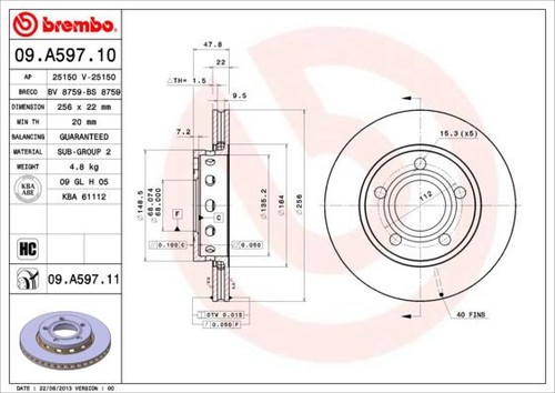 Coppia dischi freno brembo - coppia,