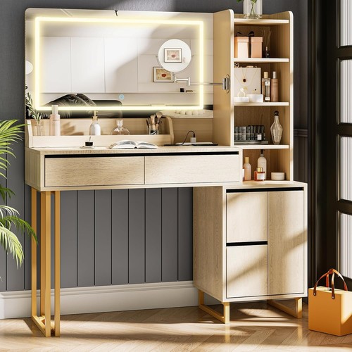 Tavolo vanità trucco con - con, luci