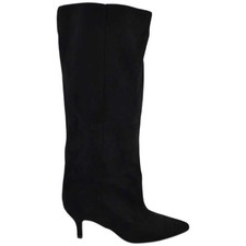 Stivali slouchy in camoscio