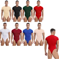 Pagliaccetto uomo pigiama body slim fit salopette bodybuilding tuta yoga