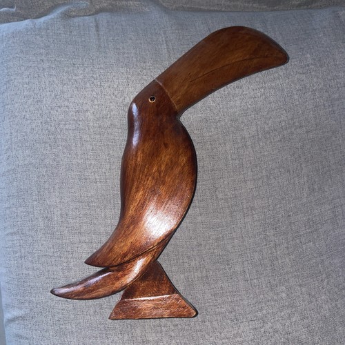 Figura legno tucano - legno,