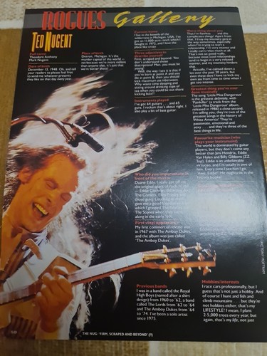 Vintage ted nugent keith - nugent, /