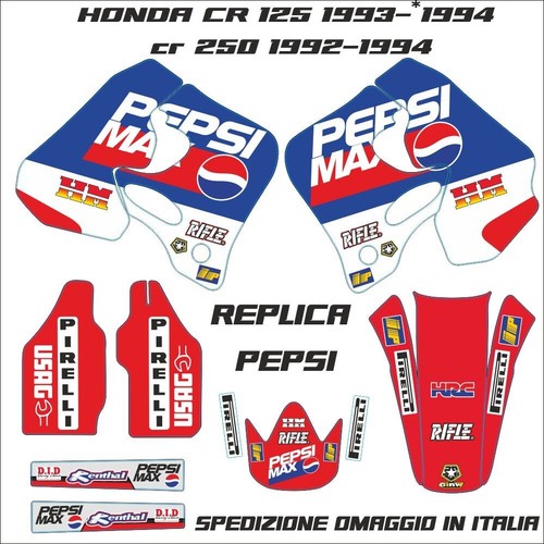 Adesivi pepsi per honda cr - pepsi,