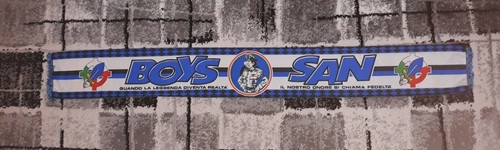 Sciarpa calcio ultras due lati
