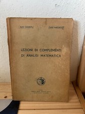 ALDO GHIZZETTI LUIGI MARCHETTI LEZIONI DI COMPLEMENTI DI ANALISI MATEMATICA