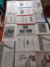 Fantic Motor, SWM, Aprilia, Marzocchi catalogi, libretto uso, manuale officina
