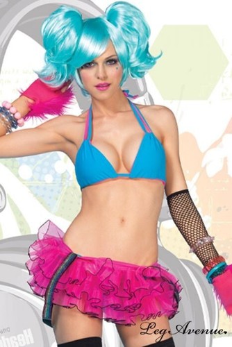 Sexy tutu rosa tulle neon - rosa,