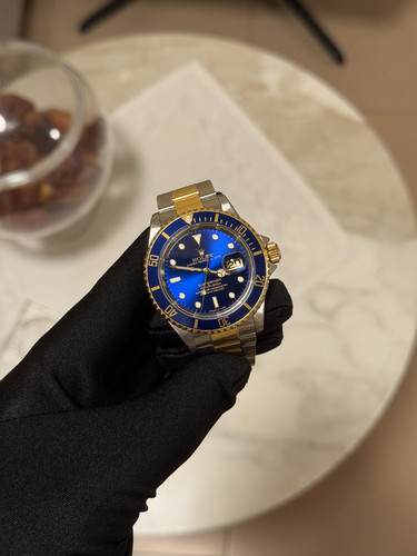 Rolex submariner date bluesey - rolex,
