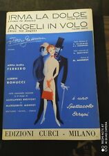 VITTORIO GASSMAN "IRMA LA DOLCE" - "ANGELI IN VOLO" - SPARTITO VINTAGE 1959 