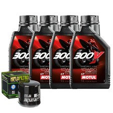 Kit Tagliando Olio Motul 300V