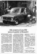 1970 Renault 6 auto Vintage