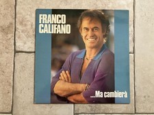 Franco Califano _ Ma Cambierà _ Vinile LP 33giri + Cartolina _ 1986 Ricordi 1°