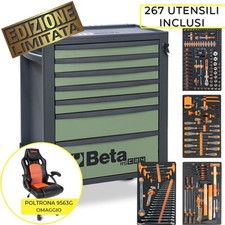 Carrello 7 cassetti Verde