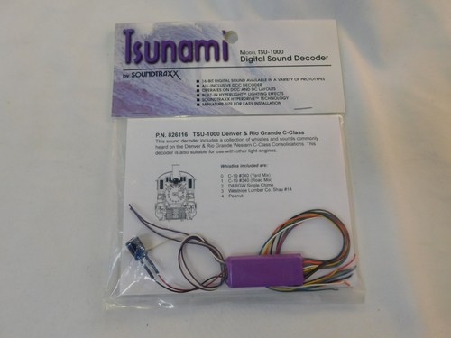 Soundtraxx tsunami 826116 - tsunami,