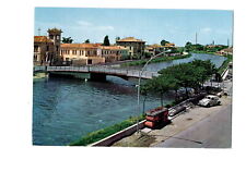 Codigoro (Ferrara): Panoramica sul Po di Volano. Cart. anni '70 (VW Maggiolino)