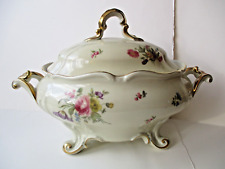 VINTAGE BAVARIA THOMAS IVORY zuppiera di porcellana serie 03557 anni '40