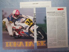 MOTOSPRINT989-RITAGLIO/CLIPPING/NEWS-1989- SUZUKI RGV 500 - 3 fogli 