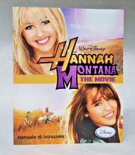 HANNA MONTANA THE MOVIE - PS3 - SOLO MANUALE ISTRUZIONI ITALIANO - NO GIOCO