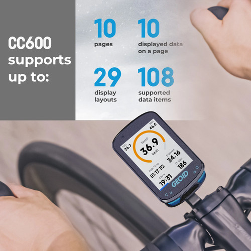 Cc600 schermo colori bici - a,