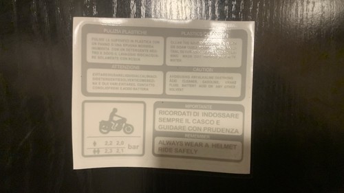 Gilera adesivo serbatoio - cx,