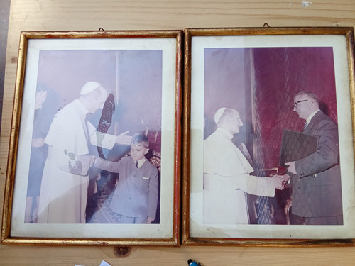 Quadretti con foto - foto, papa