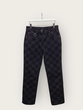 Jeans donna Louis Vuitton nero