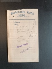 fattura ristornate LABO' GENOVA