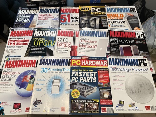 Lot maximum pc magazine - lot, 27