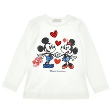 MONNALISA T-shirt panna stampa