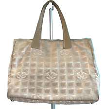 Chanel tote bag travel line beige