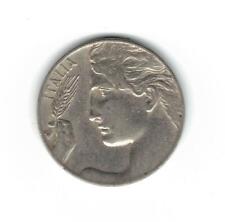 Moneta 20 centesimi lira italiana 1920 Regno d'Italia circolata 