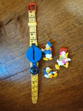 Gadget Topolino Anni 90 Orologio Paperino Con Personaggi Intercambiabili