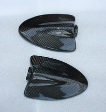 Coperchio Specchietti Ducati Hypermotard 796 1100 Carbonio Lucido Pieno