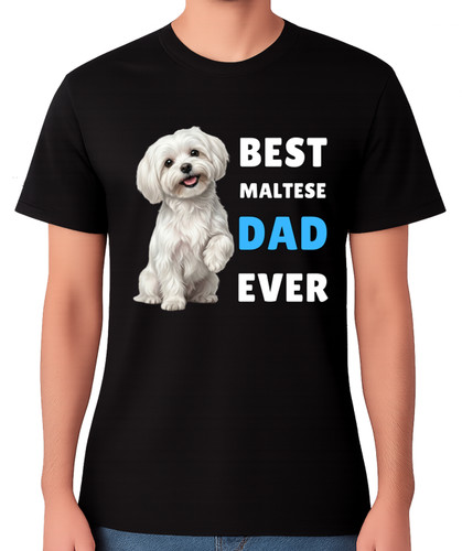 Maglietta best maltese dad - maltese,