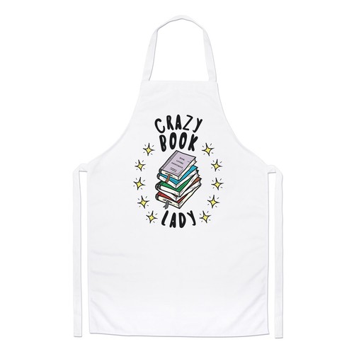 Crazy book lady stelle - book,