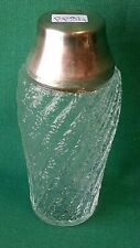 ANTICO VECCHIO SHAKER AGITATORE PER COCKTAIL IN OTTONE E VETRO COLLEZIONE. PP94