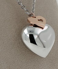 CHIAMA ANGELI con catenina in acciaio campanellino gravidanza e ciondolino acc.