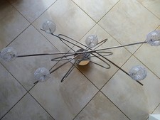 2 Lampadari Plafoniera Moderno A 6 Luci Comprese Di Lampadine 