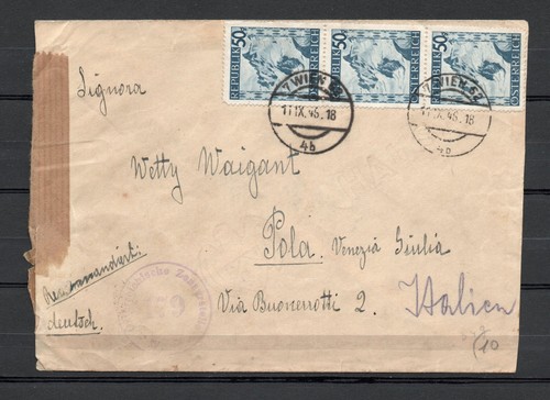 Austria 1946 storia postale - 1946,