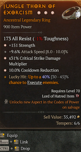 Anello 3ga forza critical - 3ga, dmg