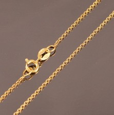 Collana catena oro giallo 18