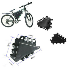 Borsa Triangolo Mountain Bike Nera Grande Capacità Tubo Telaio Borsa Custodia Batteria