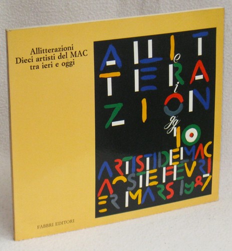 Allitterazioni dieci artisti - allitterazioni,