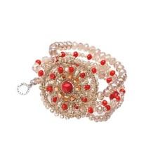 BRACCIALE ELASTICO CON PERLINE