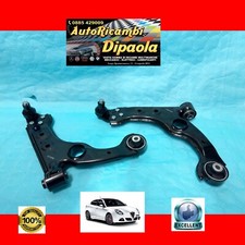 2 COPPIA BRACCI SOSPENSIONE INFERIORI ANTERIORI ALFA ROMEO GIULIETTA 1.4 1.6 2.0