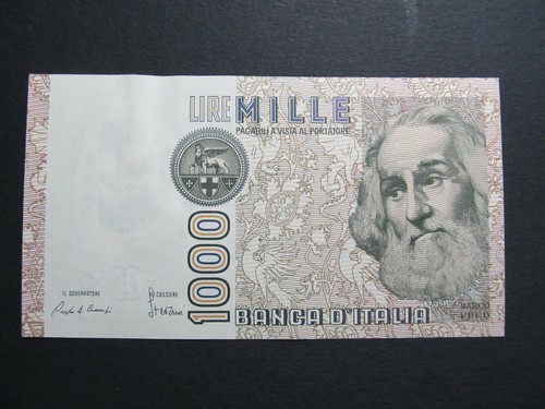Italia banconota 1982 1000 - banconota,