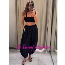 ZARA WOMAN SS26 BLACK NYLON