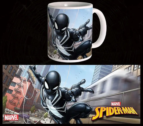Tazza marvel spider - tazza, black